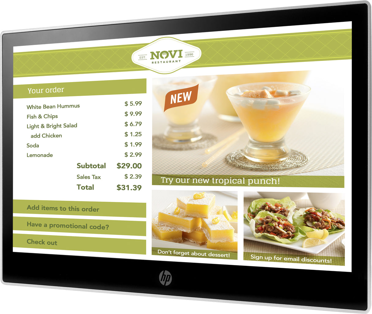 HP L7014 Retail Customer Display (14")