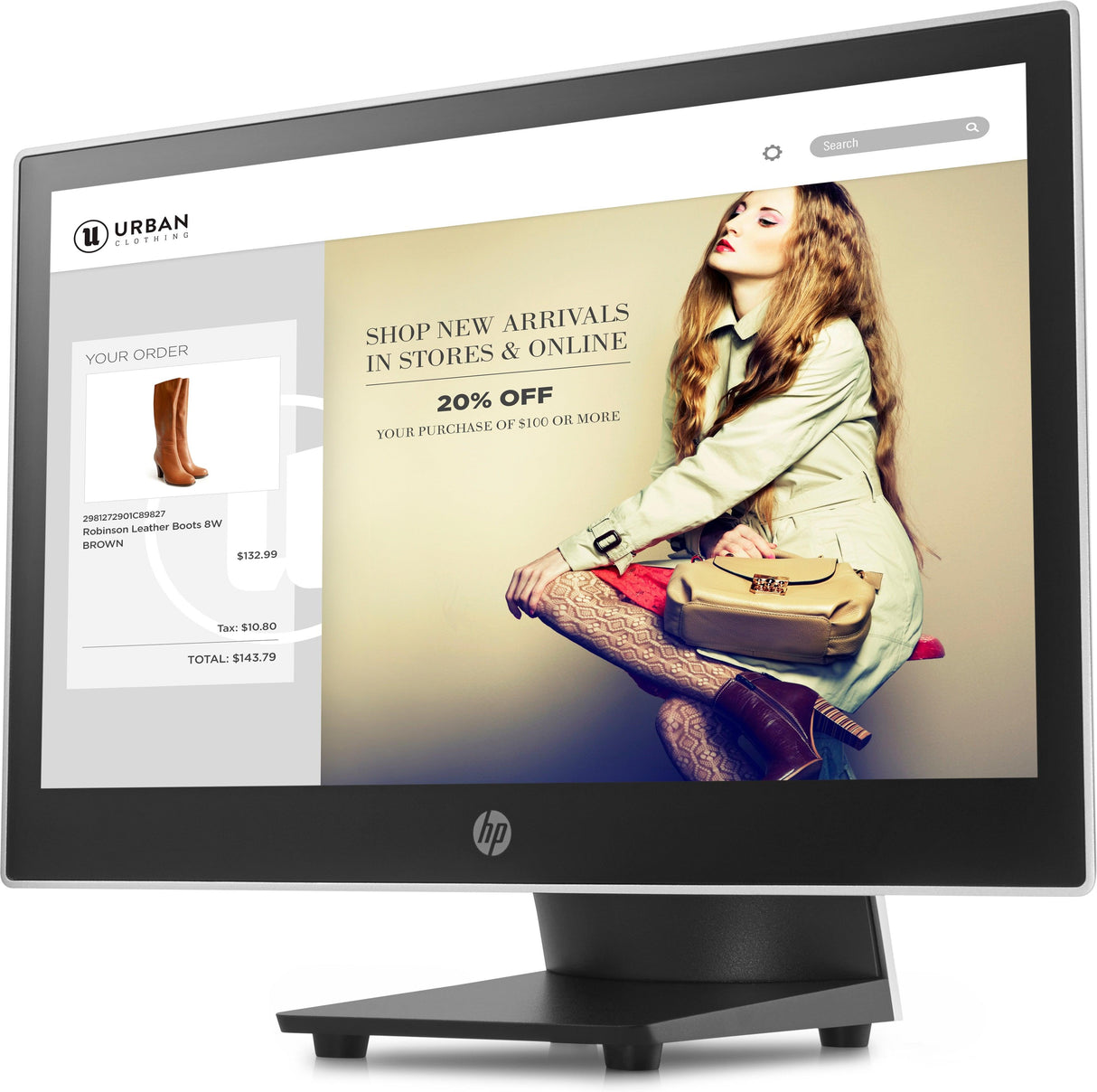 HP L7014t 14" Retail Touch Monitor (T6N32AA)