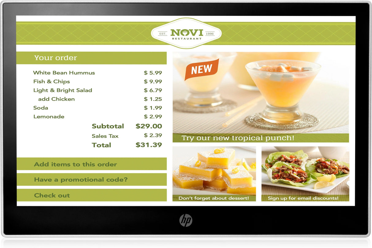 HP L7014t 14" Retail Touch Monitor (T6N32AA)