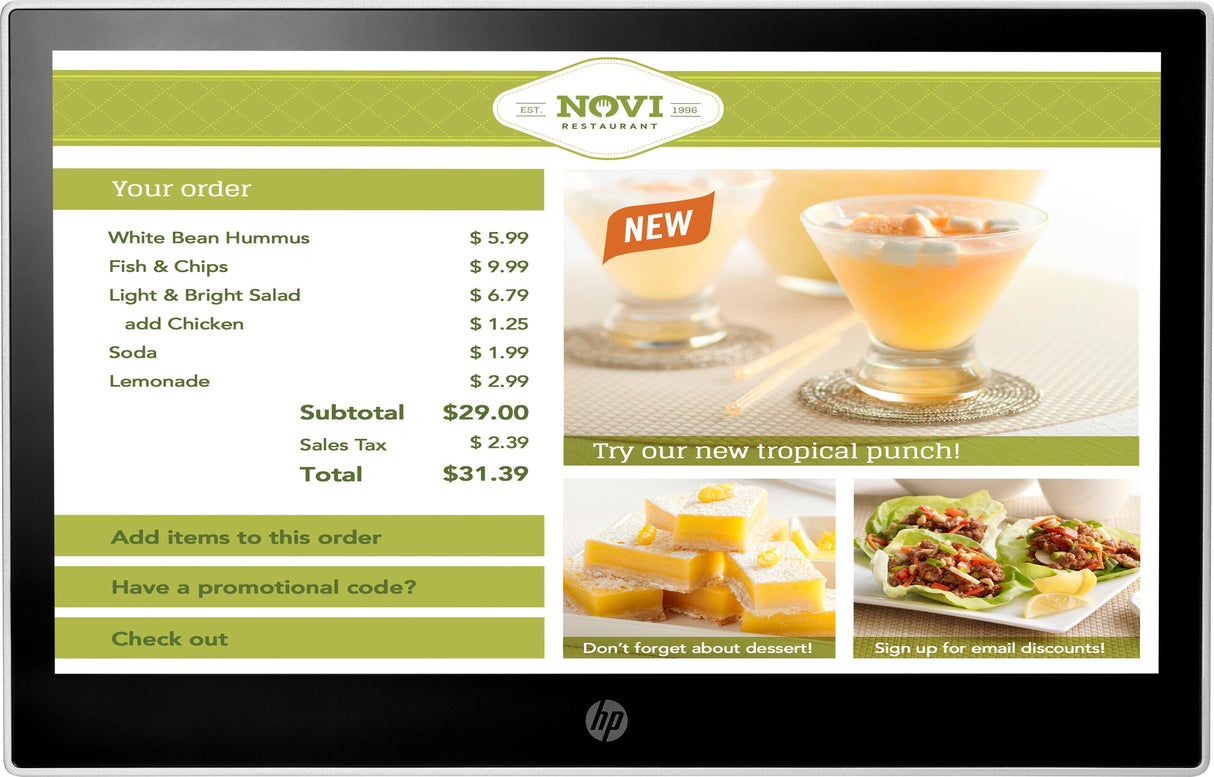 HP L7014t 14" Retail Touch Monitor (T6N32AA)