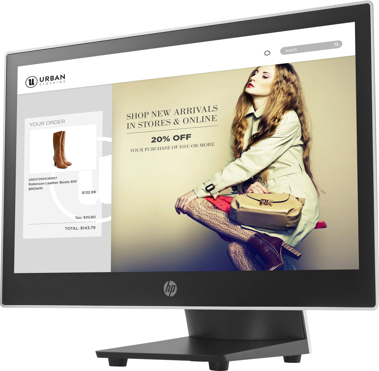 HP L7014t 14" Retail Touch Monitor (T6N32AA)