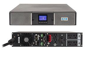 EATON 9PX UPS | 2U | Double-Conversion | 3000VA|2700W | 100-144V|120V | 50|60Hz | USB | RS-232 | 47dB | 1x NEMA 5L-30P | 6x NEMA 5-20R | 1x NEMA L5-30R | LCD | 28.6kg | Black|Silver (9PX3000RT)