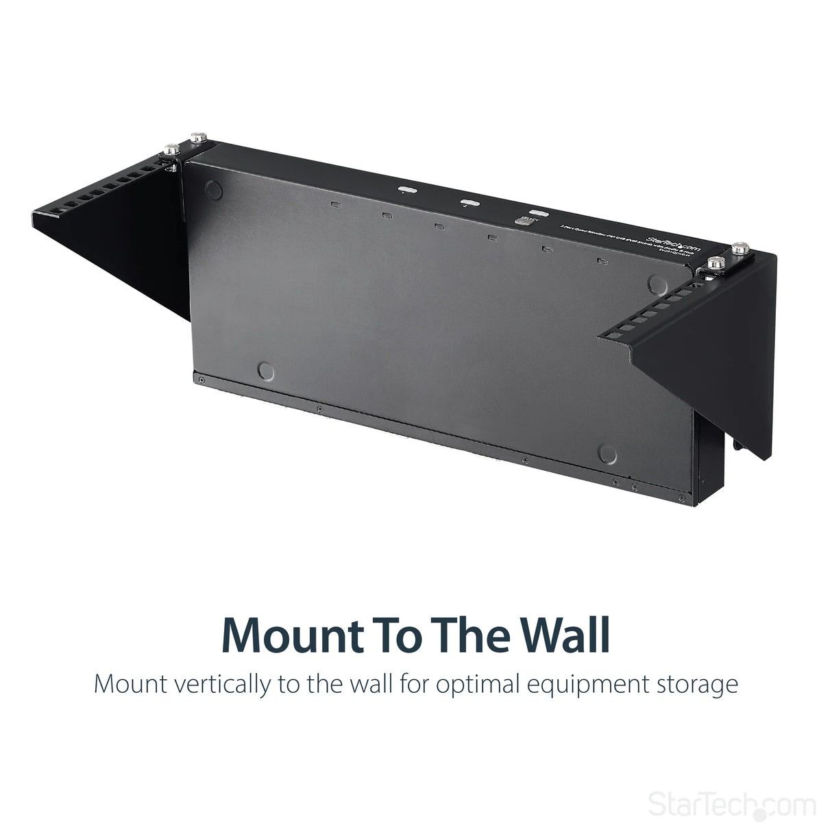 STARTECH 4U Wall Mount Patch Panel Bracket - 19" Steel Vertical Mounting Bracket for Network and Data Equipment (RK419WALLV) (RK419WALLV)