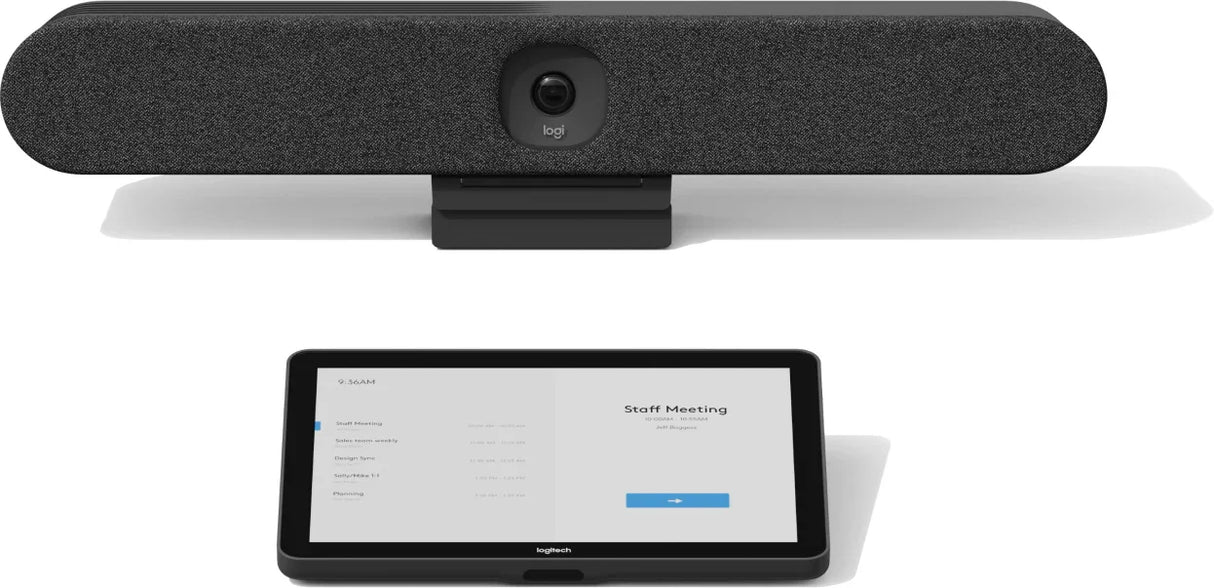 LOGITECH Rally Bar Huddle – Full HD (1080p) / Touch controller included – UC Video Bar