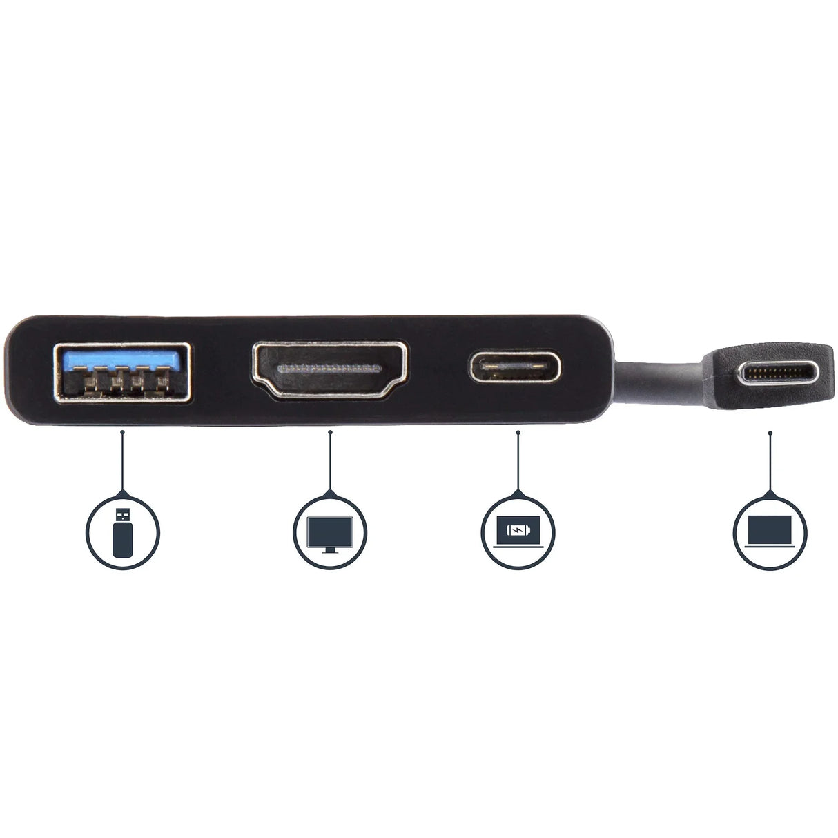 STARTECH USB-C to 4K HDMI Multifunction Adapter