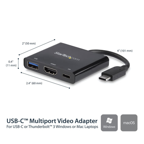 STARTECH USB-C to 4K HDMI Multifunction Adapter