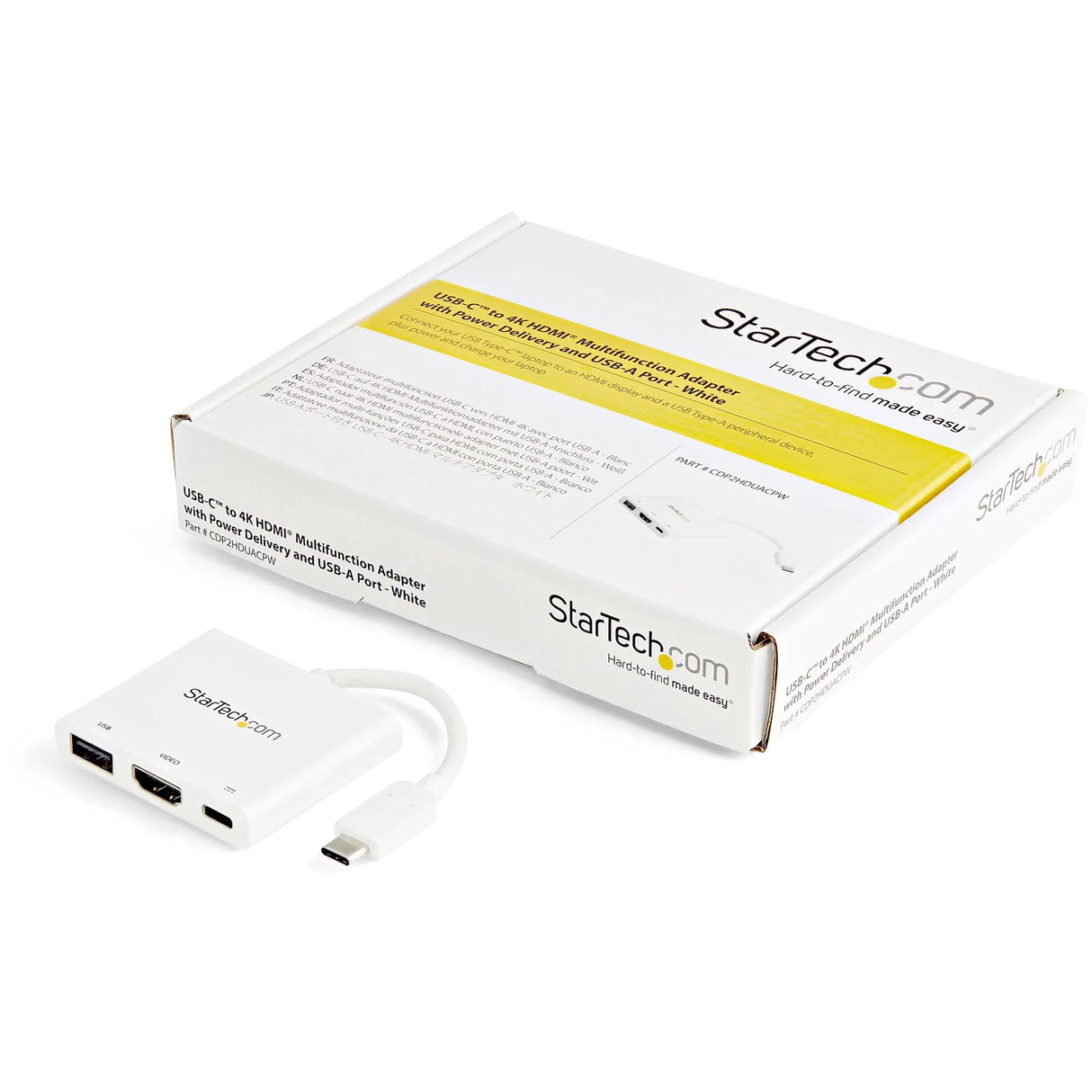 STARTECH USB USB-C to 4K HDMI Multifunction Adapter with Power Delivery