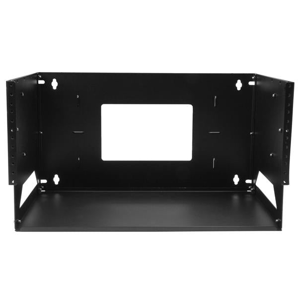 STARTECH 4U Open Frame Wall Mount Network Rack w| Built in Shelf - 2-Post Adjustable Depth (12" to 18") Equipment Rack - 75.2lbs (WALLSHELF4U) (WALLSHELF4U)