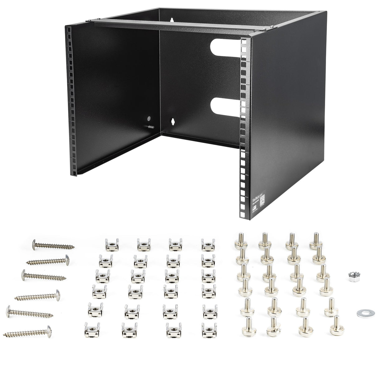 STARTECH 8U Wall Mount Patch Panel Bracket - 13.75" Deep - 19" Patch Panel Rack for Shallow Network Equipment- 80lbs Capacity (WALLMOUNT8) (WALLMOUNT8)