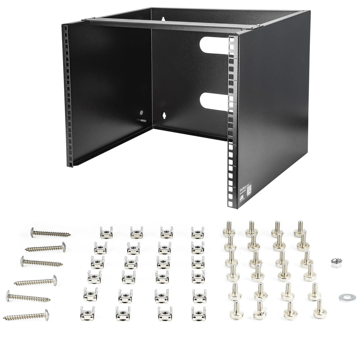 STARTECH 8U Wall Mount Patch Panel Bracket - 13.75" Deep - 19" Patch Panel Rack for Shallow Network Equipment- 80lbs Capacity (WALLMOUNT8) (WALLMOUNT8)