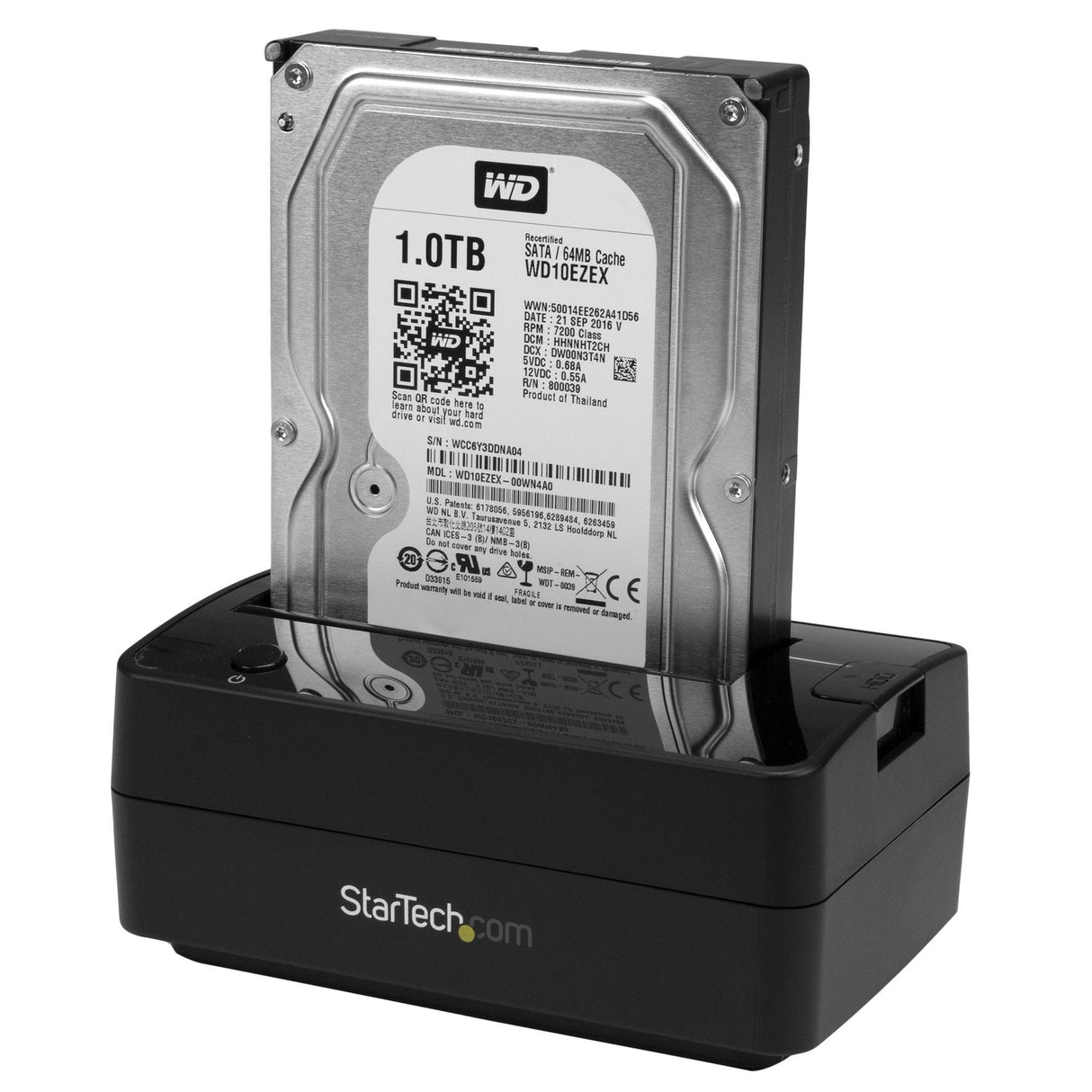 STARTECH Single Bay USB 3.1 | eSATA to SATA Hard Drive Docking Station | USB 3.1 (10 Gbps) Hard Drive Dock | External 2.5|3.5" SATA III HDD|SSD Top-Loading Hard Drive Bay (SDOCKU313E) (SDOCKU313E)
