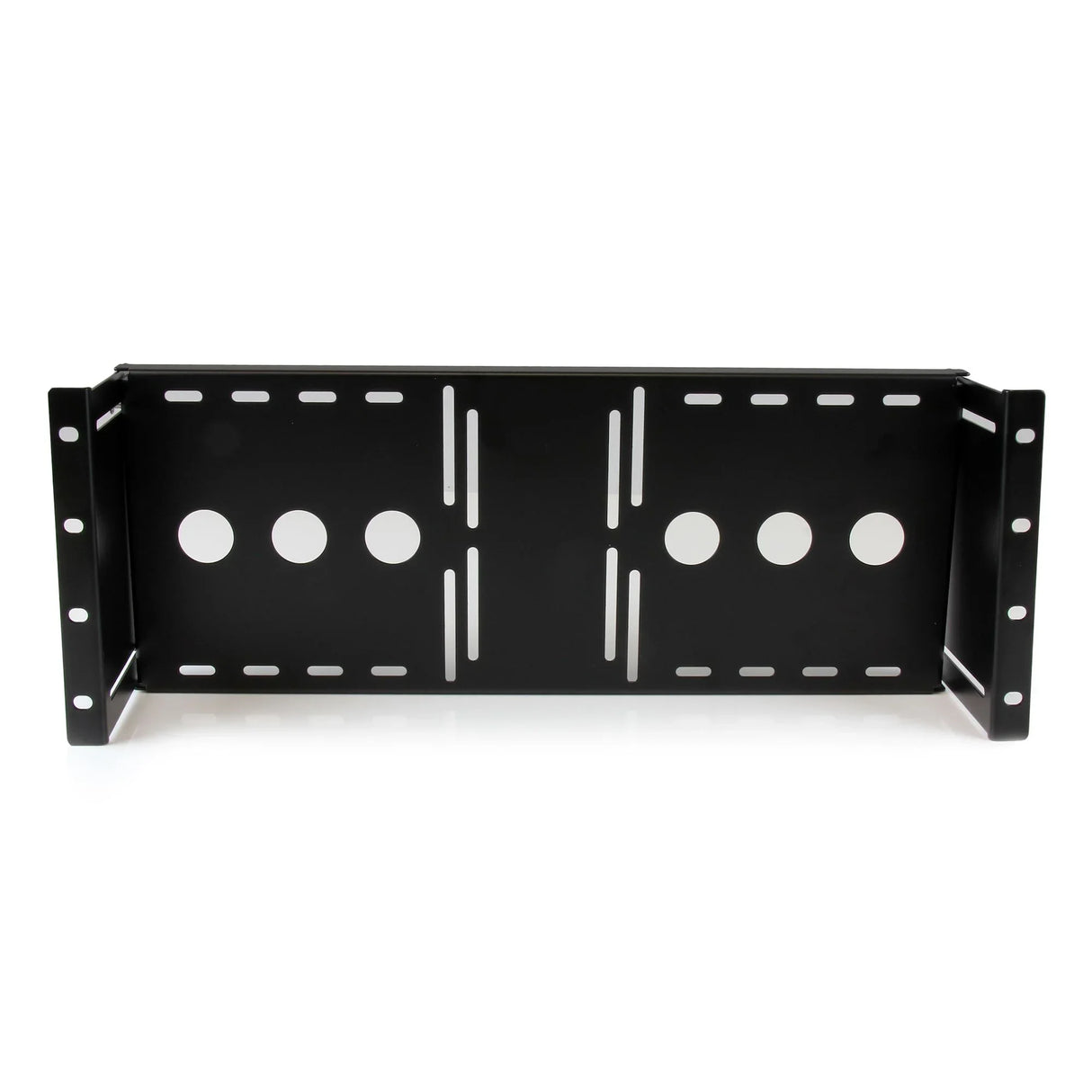 STARTECH 4U Universal VESA LCD Monitor Mounting Bracket for 19" Rack or Cabinet - TAA Compliant - Cold-Pressed Steel Bracket (RKLCDBK) (RKLCDBK)