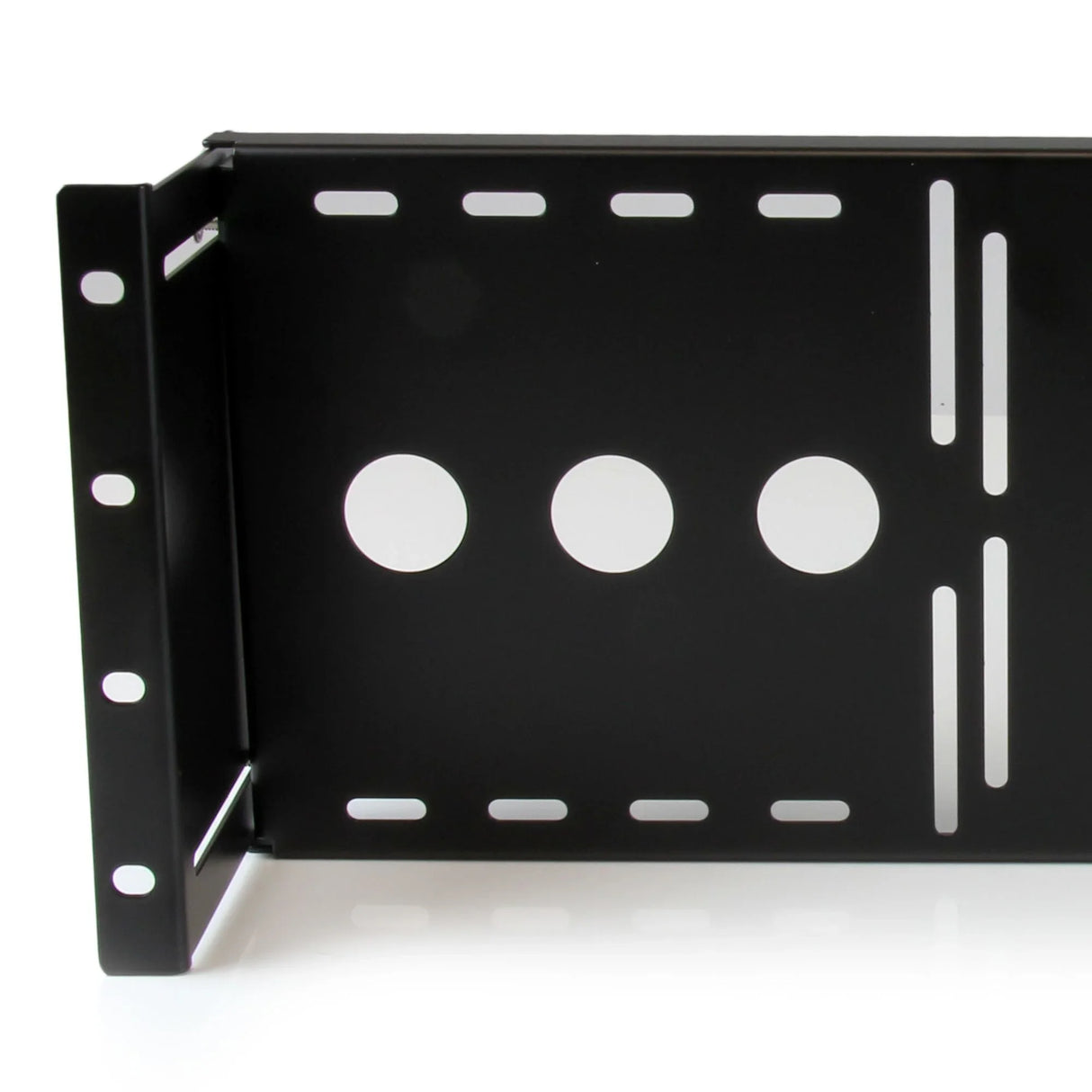 STARTECH 4U Universal VESA LCD Monitor Mounting Bracket for 19" Rack or Cabinet - TAA Compliant - Cold-Pressed Steel Bracket (RKLCDBK) (RKLCDBK)