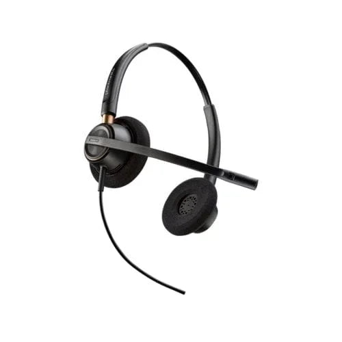 POLY EncorePro 525 – Wired (USB-A) / Stereo / Office/Call Center – On-Ear Headset