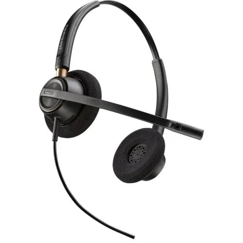 POLY EncorePro 525 – Wired (USB-A) / Stereo / Office/Call Center – On-Ear Headset