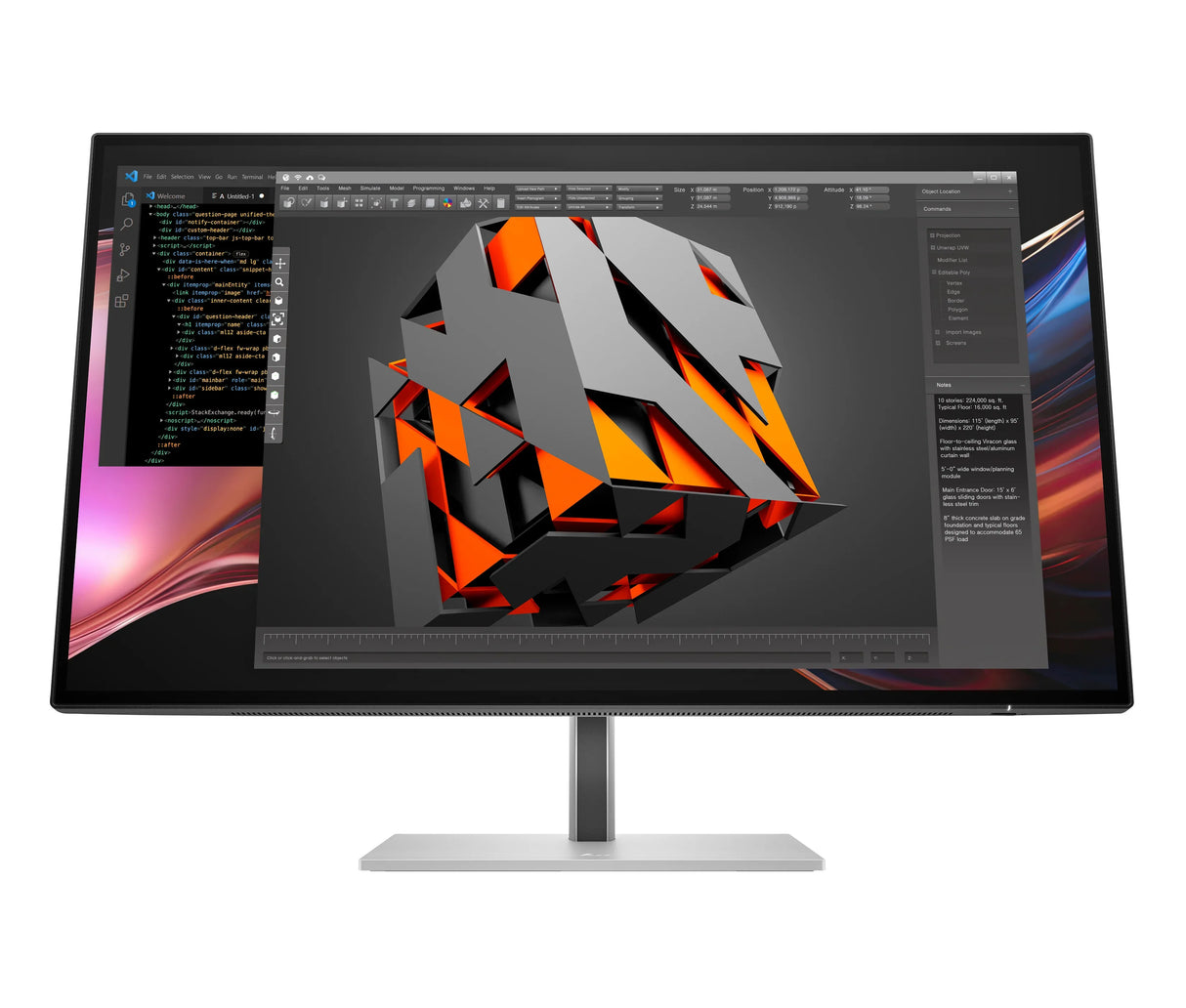 HP 727PU Monitor – 27" / QHD / IPS / 120Hz – Business Monitor