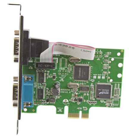 STARTECH 2-Port PCI Express Serial Card with 16C1050 UART - RS232 Low Profile Serial Card - PCI Serial Card (PEX2S1050) (PEX2S1050) STARTECH
