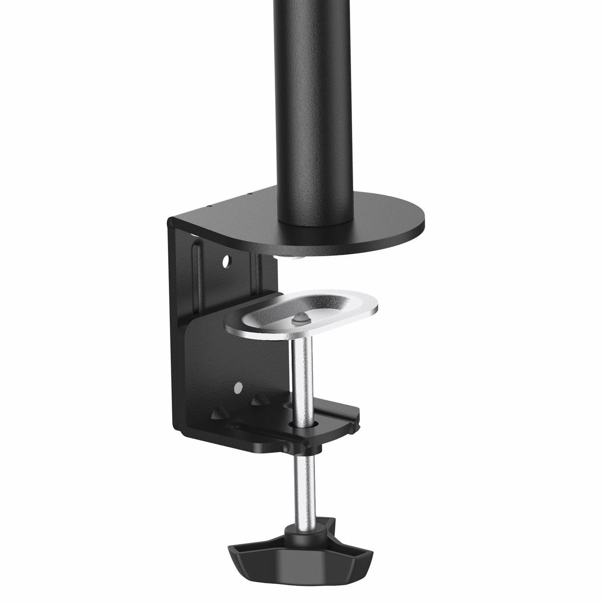 STARTECH Desk Mount Monitor Arm for up to 34" VESA Compatible Displays - Articulating Pole Mount Single Monitor Arm - Ergonomic Height Adjustable - Desk Clamp|Grommet - Black (ARMPIVOTB) (ARMPIVOTB)
