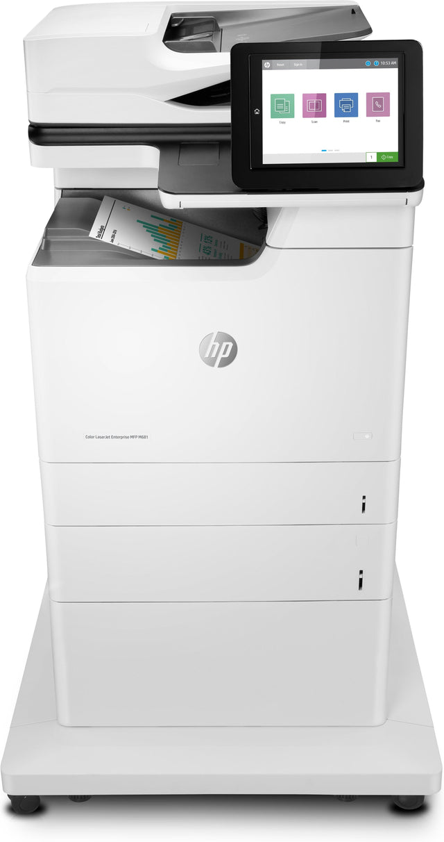 HP Color LaserJet Enterprise MFP M681f | Laser | 47ppm | A4 | 1200MHz | 1500MB | 8" CGD (J8A11A)