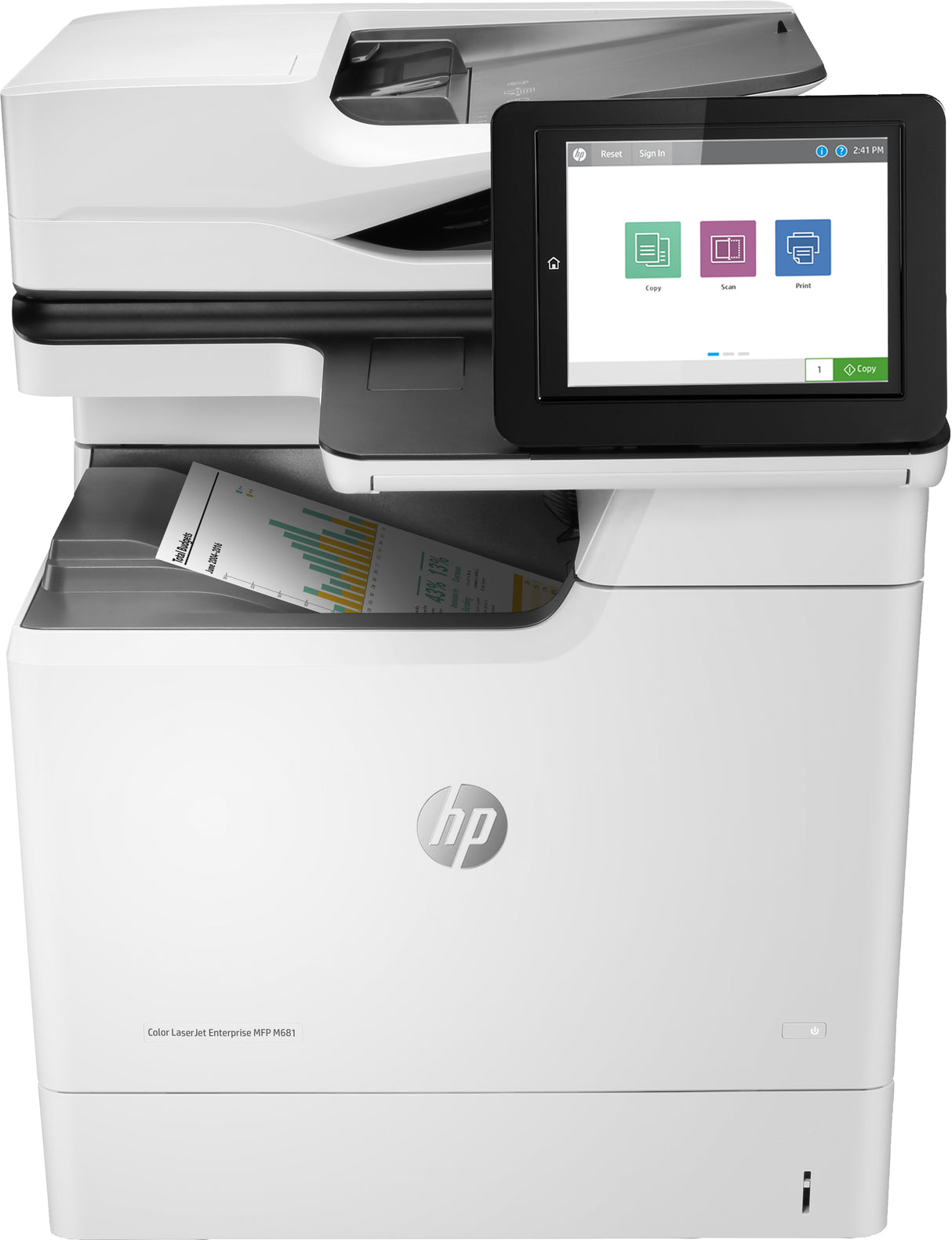 HP Color LaserJet Enterprise M681dh Multifunction Printer
