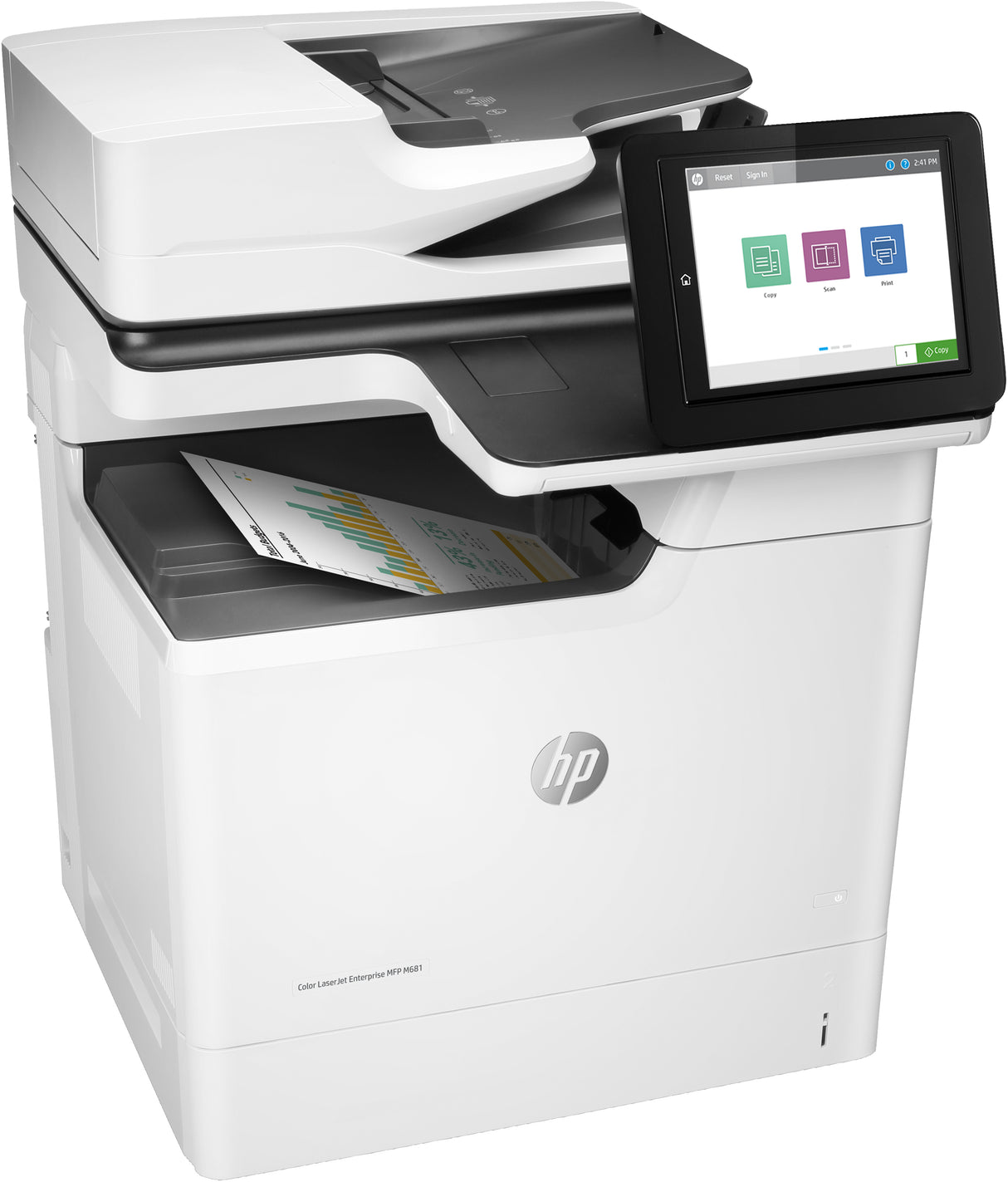 HP Color LaserJet Enterprise M681dh Multifunction Printer