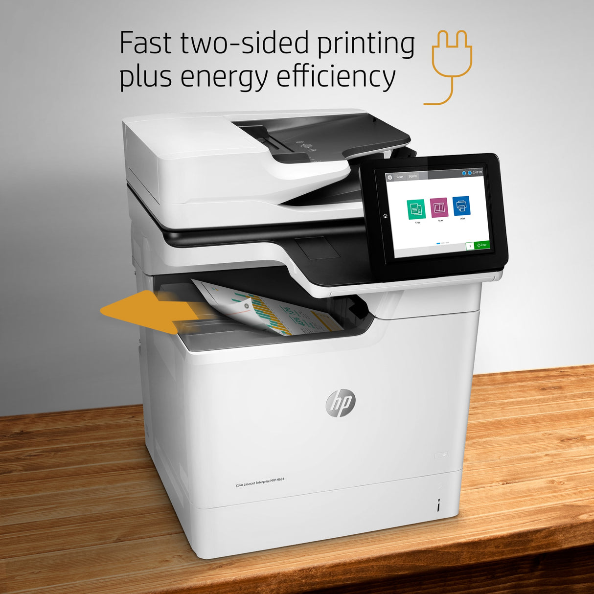 HP Color LaserJet Enterprise M681dh Multifunction Printer