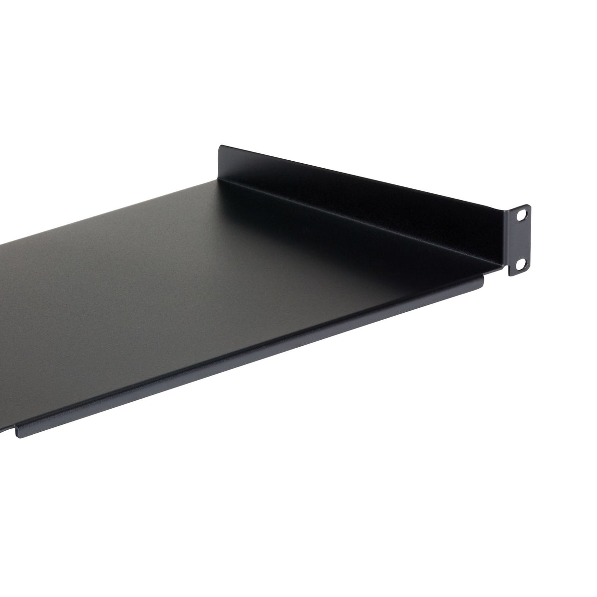 STARTECH 1U Fixed Server Rack Mount Shelf - 10in Deep Steel Universal Cantilever Tray for 19" AV| Network Equipment Rack - Heavy Duty Steel - Weight Capacity 44lbs|20kg | Black (CABSHELF1U10) (CABSHELF1U10)