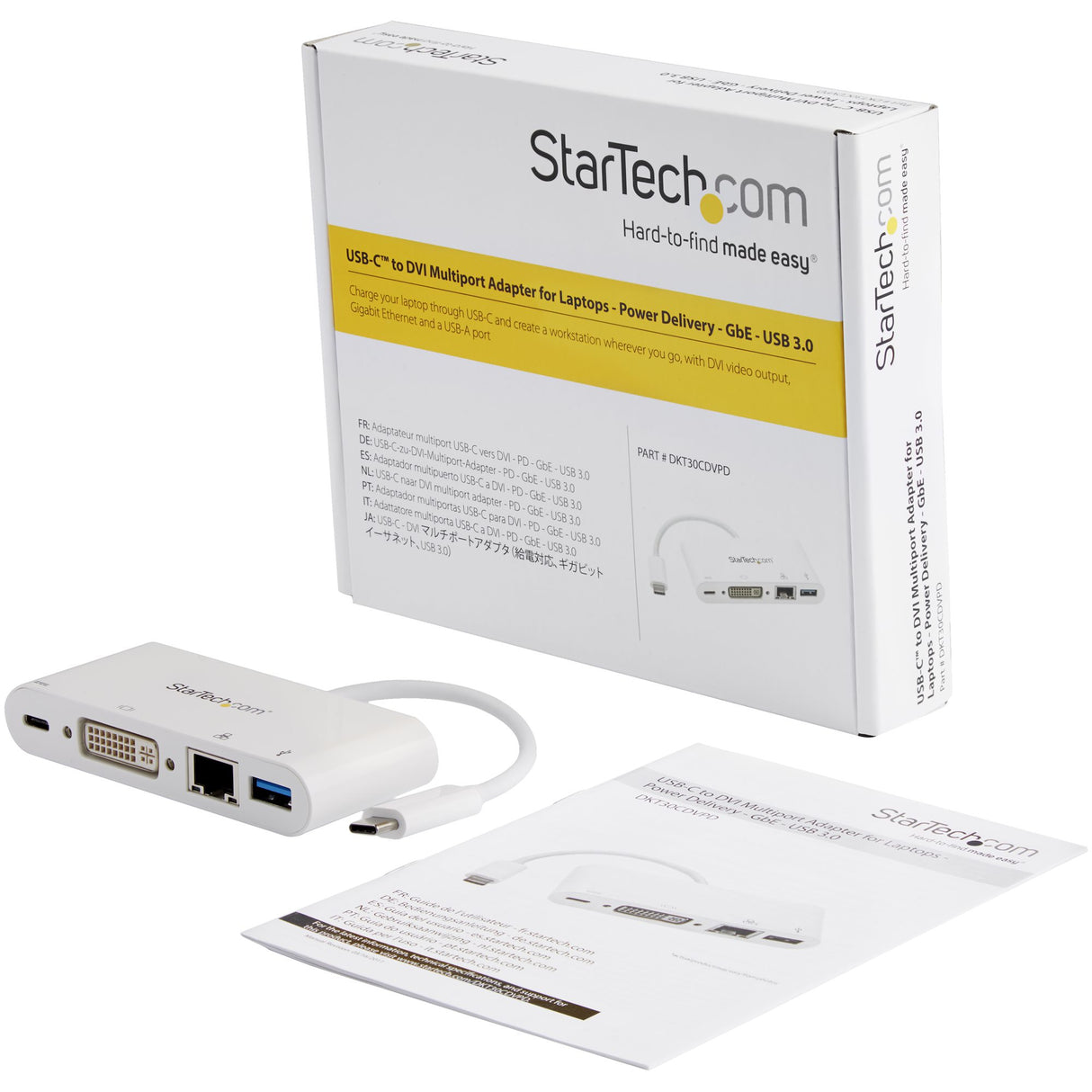 STARTECH USB Type C Docking Station with Gigabit Ethernet