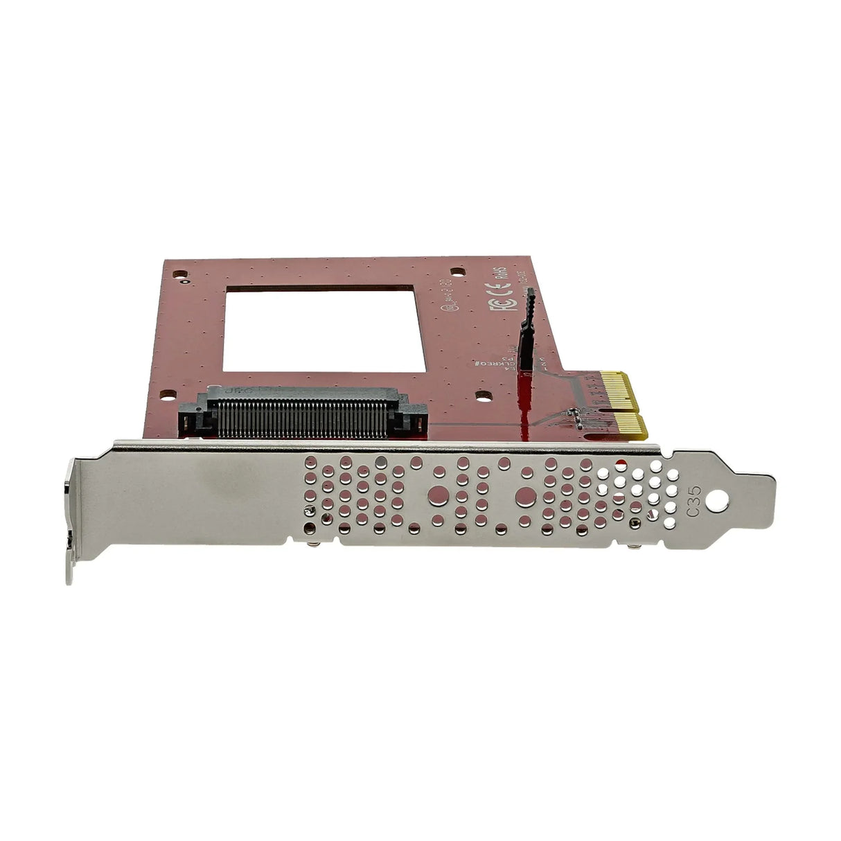 STARTECH U.2 to PCIe Adapter - x4 PCIe - For 2.5" U.2 NVMe SSD - SFF-8639 PCIe Adapter - U.2 SSD - PCIe SSD - U.2 drive (PEX4SFF8639) (PEX4SFF8639)