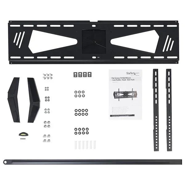 STARTECH Low Profile TV Mount - Fixed - Anti Theft - Flat Screen TV Wall Mount for 37" to 75" TVs - VESA Wall Mount (FPWFXBAT) (FPWFXBAT)