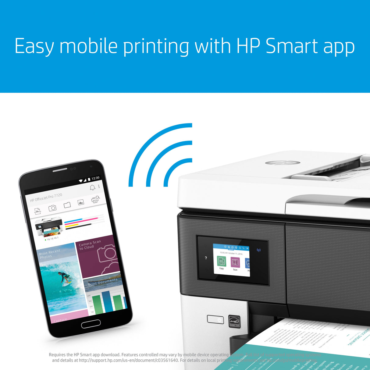 HP OfficeJet Pro 7720 Wide Format All-in-One Printer (Y0S18A)