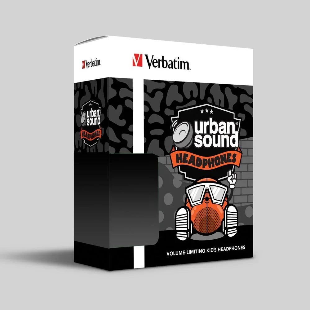 VERBATIM Urban Sound – Wired (3.5mm) / Stereo / Music – Over-Ear Headphones