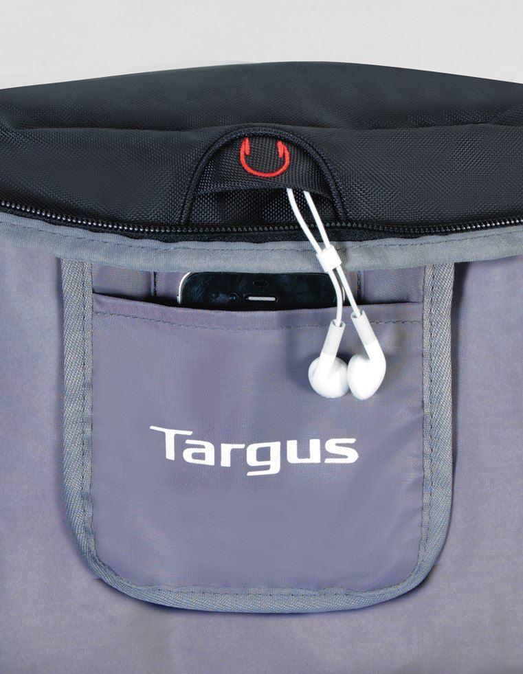TARGUS Terra | 16" | 320 x 170 x 480mm | Black|Red | Polyester (TSB226AU) TARGUS