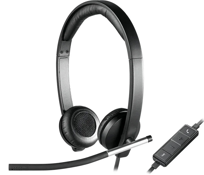 LOGITECH H650e – Wired / Stereo / Office Call Center – Head-band Headset