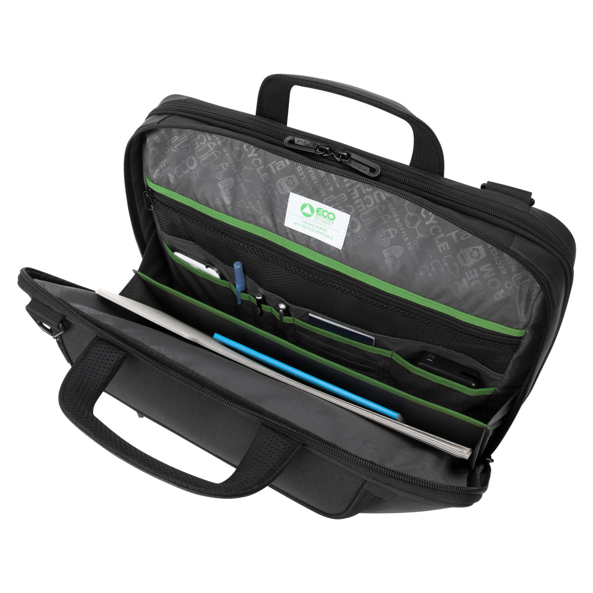 TARGUS 15.6" Balance Ecosmart | Briefcase | Black (TBT918AU)