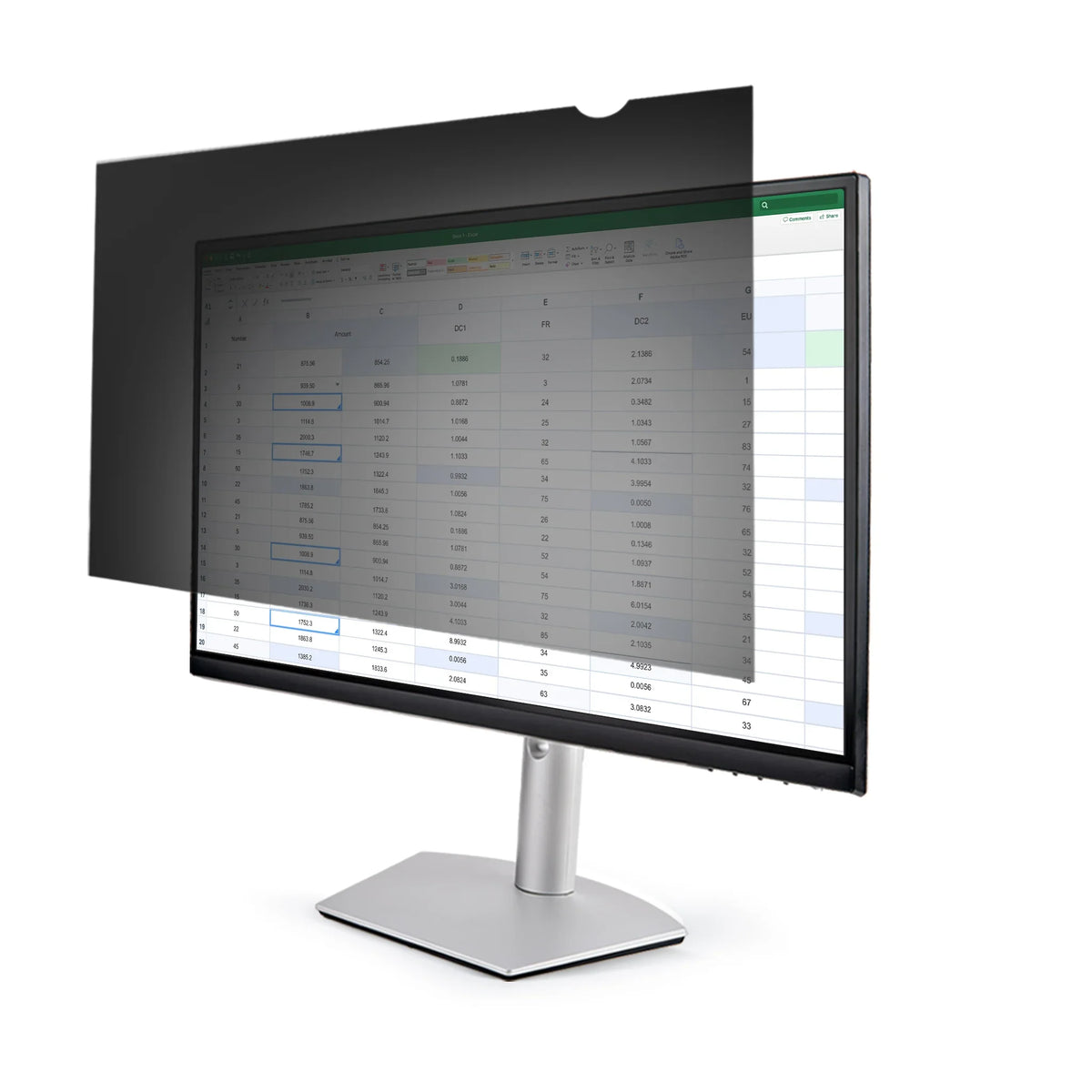 STARTECH PRIVACY-SCREEN-185M – 18.5" / 2-Way Privacy – Widescreen Monitor Privacy Filter – Slide-Mount – Blue Light Reduction – Matte/Glossy