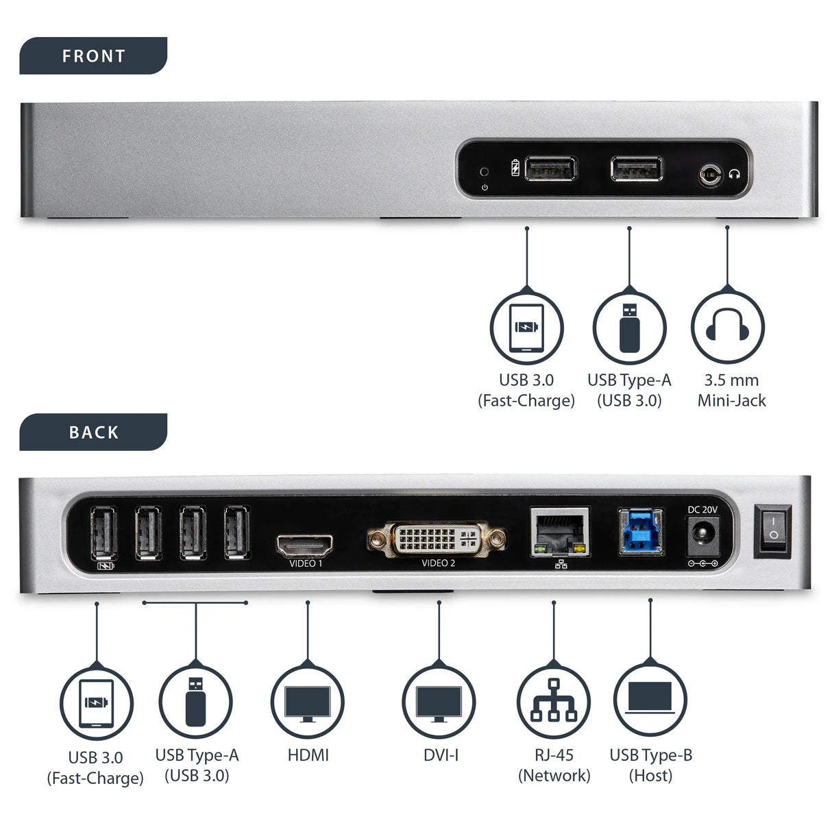 STARTECH USB 3.0 Docking Station