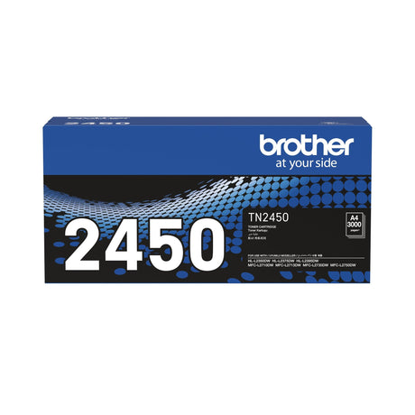 BROTHER Black High Yield Toner Cartridge (TN-2450) BROTHER