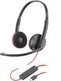 POLY Blackwire C3220 Wired On-ear Over-the-head Stereo Headset