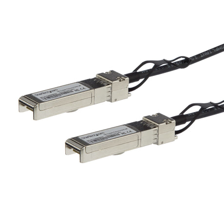 STARTECH MSA Uncoded Compatible 0.5m 10G SFP+ to SFP+ Direct Attach Breakout Cable Twinax - 10 GbE SFP+ Copper DAC 10 Gbps Low Power Passive Transceiver Module DAC (SFP10GPC05M) (SFP10GPC05M) STARTECH