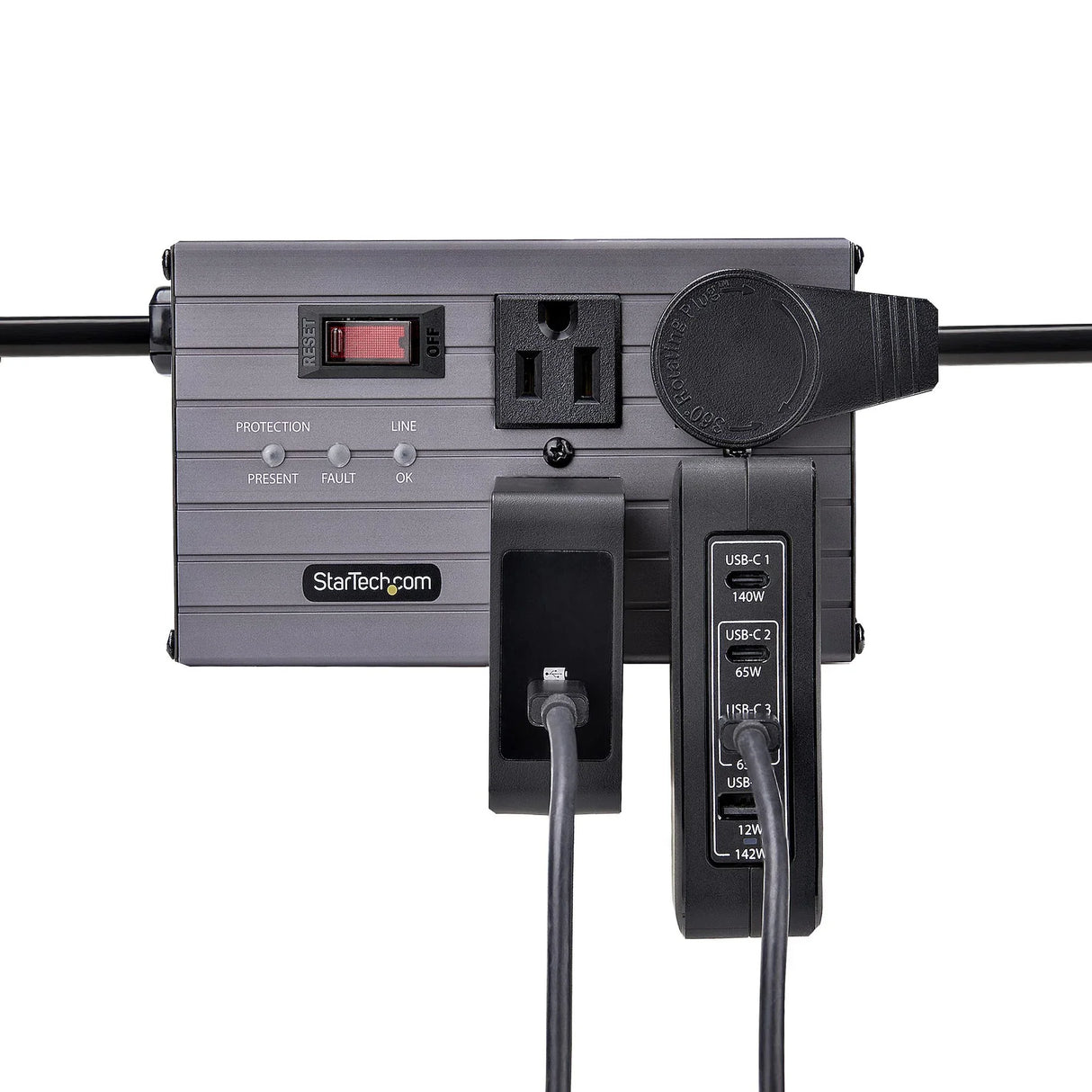 STARTECH.COM 3114GCU – 140W / 3x USB-C + USB-A / GaN – Wall Charger