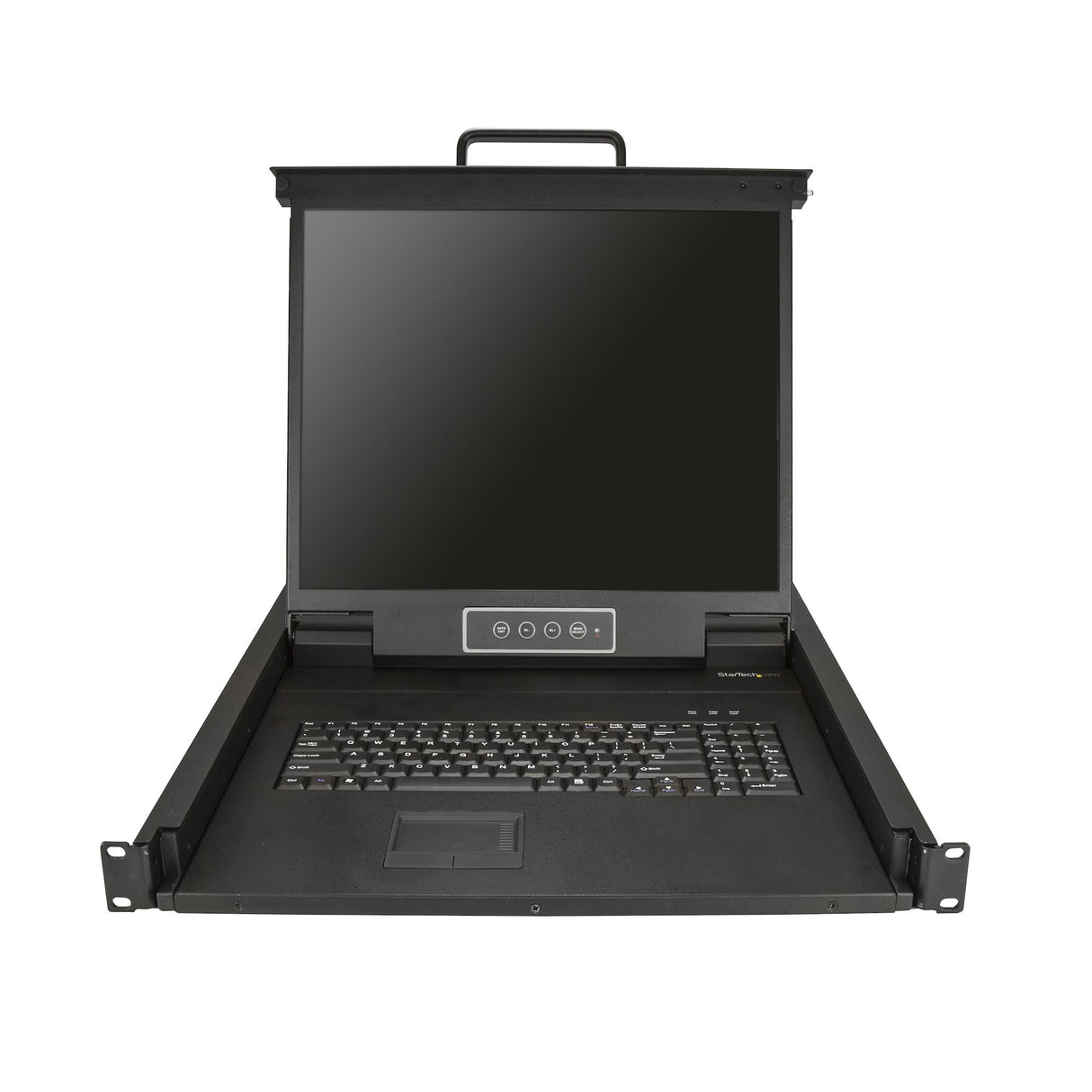 STARTECH Rackmount KVM Console - Single Port VGA KVM with 19" LCD Monitor for Server Rack - Fully Featured Universal 1U LCD KVM Drawer w|Cables & Hardware - USB Support - 50 |000 MTBF (RKCONS1901) (RKCONS1901)