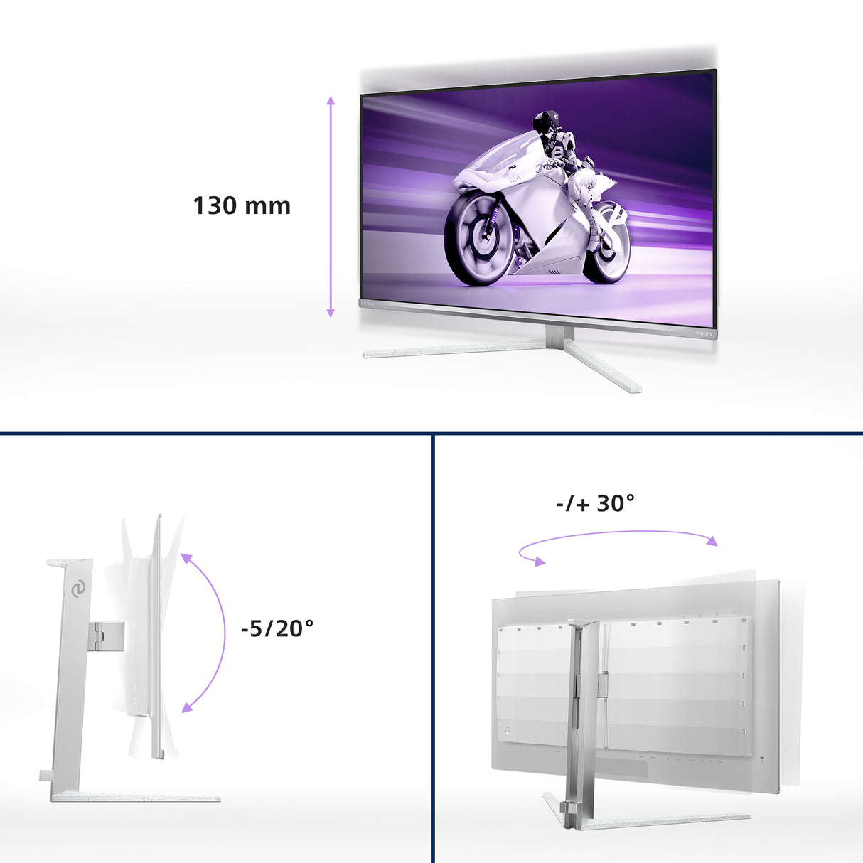 PHILIPS 32M2N8900 Monitor – 31.5" / 4K UHD / OLED / 240Hz – Gaming Monitor