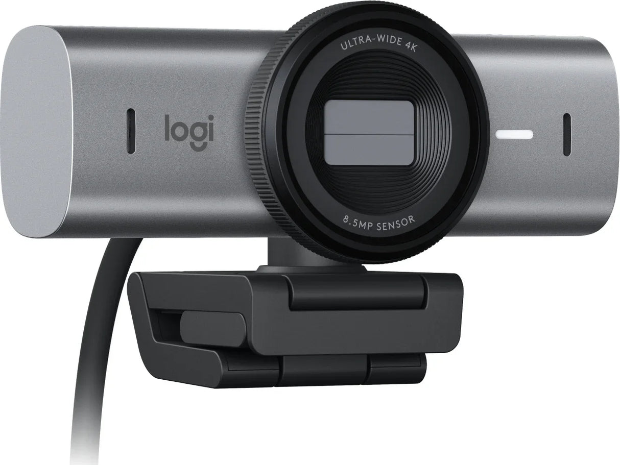 LOGITECH MX Brio – 4K UHD / 30fps & 1080p / 60fps / USB-A – Business & Streaming Webcam with Autofocus & Noise-Reducing Mics