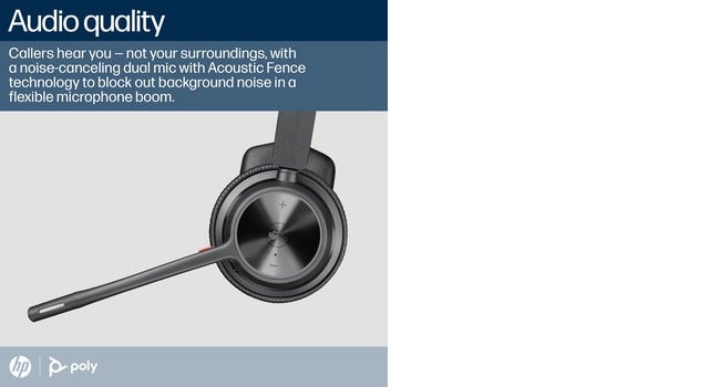 POLY Voyager 4310-M USB-C BT700 Dongle Headset