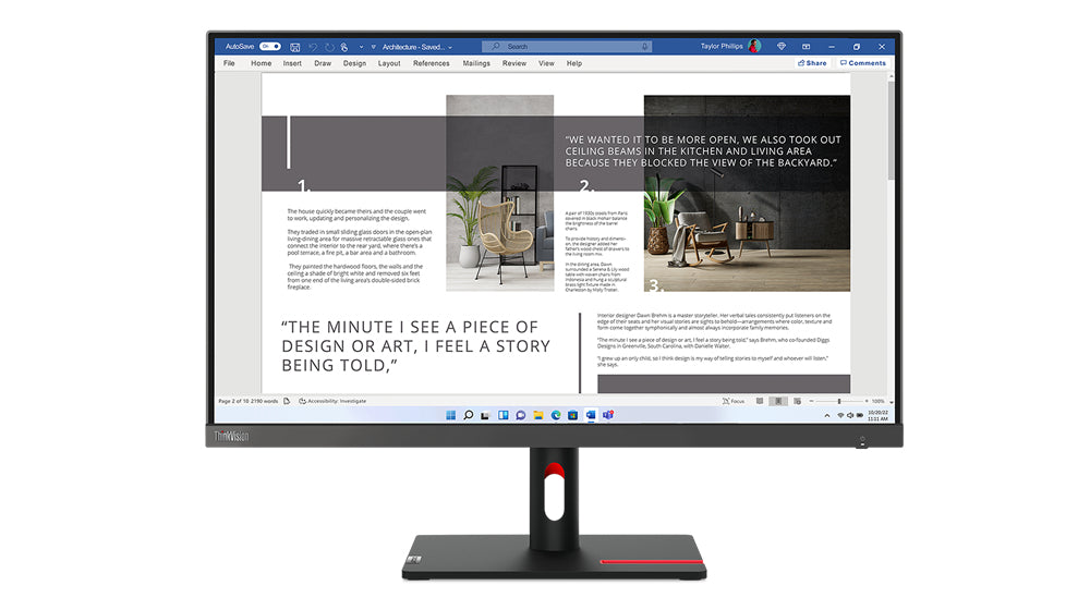 LENOVO ThinkVision S27i-30 Monitor (27")
