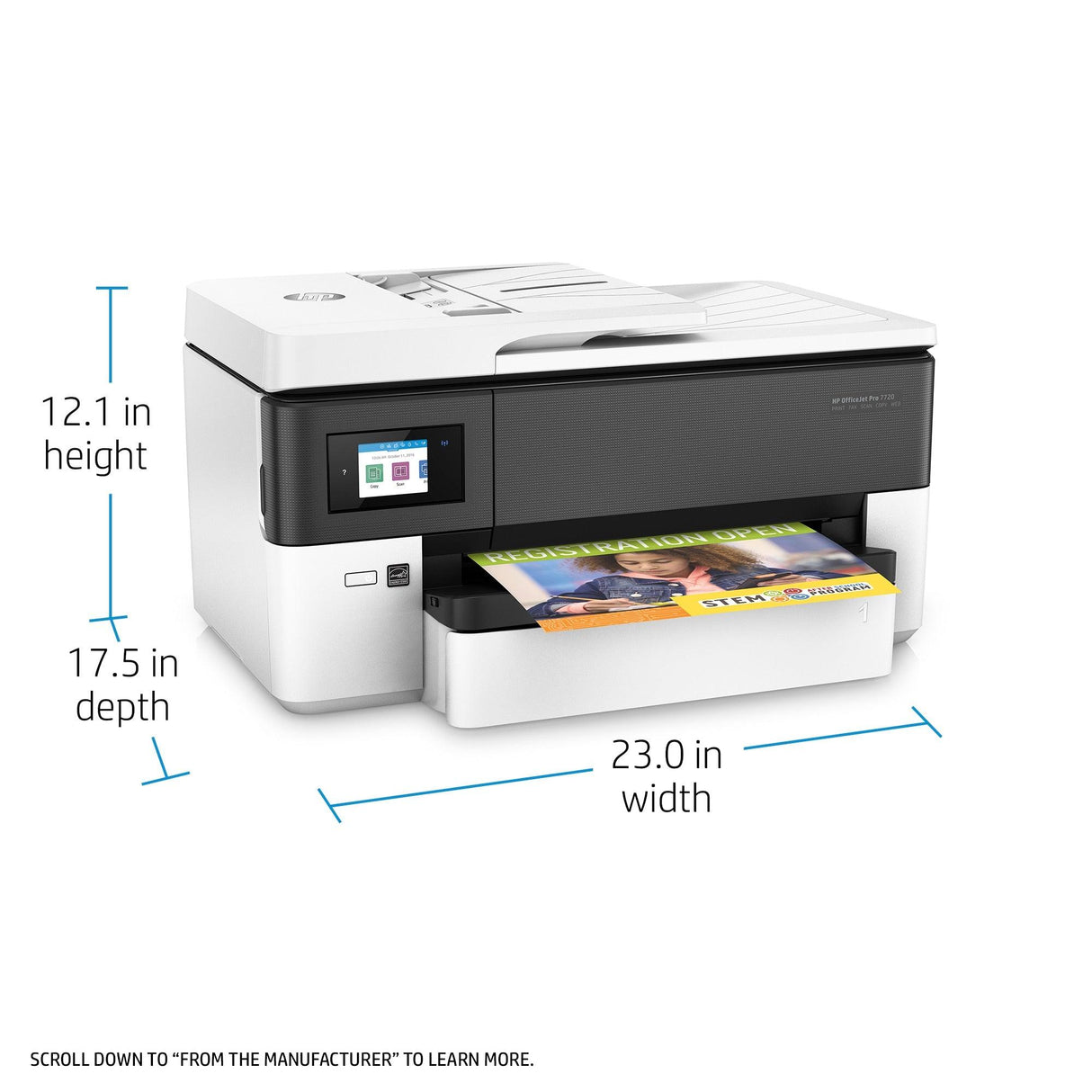 HP OfficeJet Pro 7720 Wide Format All-in-One Printer (Y0S18A)