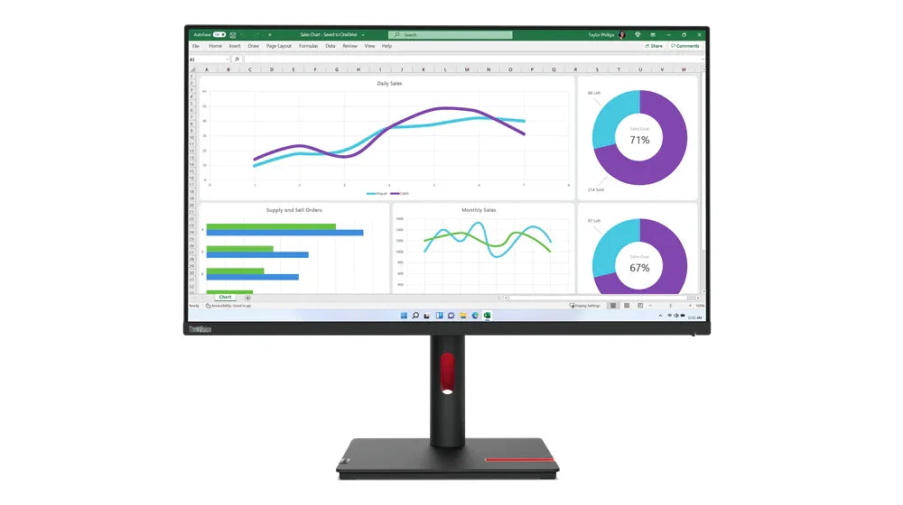 Lenovo ThinkVision Monitor – 31.5" / QHD / IPS / 60Hz – Business Monitor