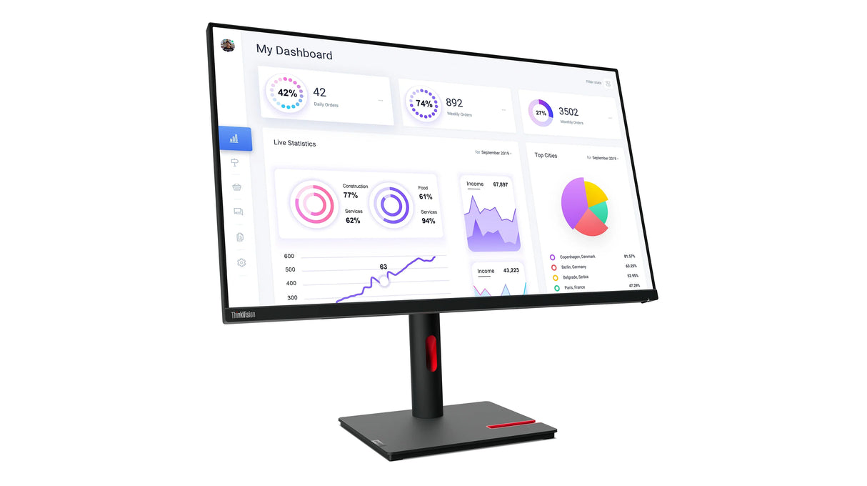 Lenovo T32p-30 Monitor – 31.5" / 4K UHD / IPS / 60Hz – Business Monitor