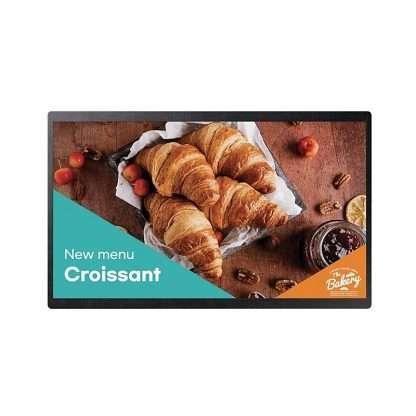 Samsung (QBC) PRO DISPLAY, 24" FHD, 250NITS, HDMI, LAN/WIFI, SPKR, PORT/LAND, 16H/7D, 3YR